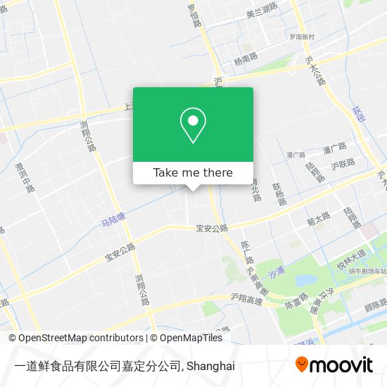 一道鲜食品有限公司嘉定分公司 map