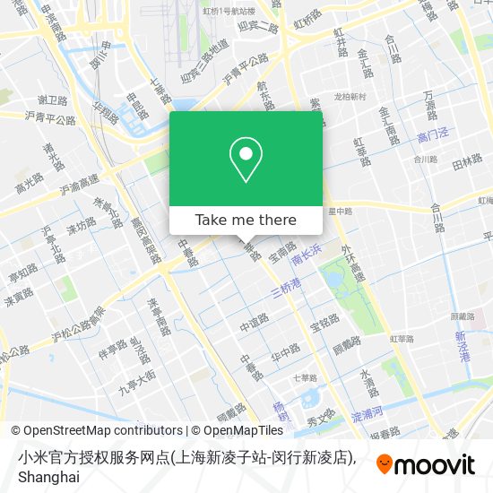 小米官方授权服务网点(上海新凌子站-闵行新凌店) map