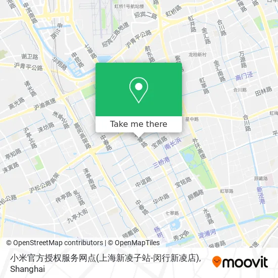 小米官方授权服务网点(上海新凌子站-闵行新凌店) map