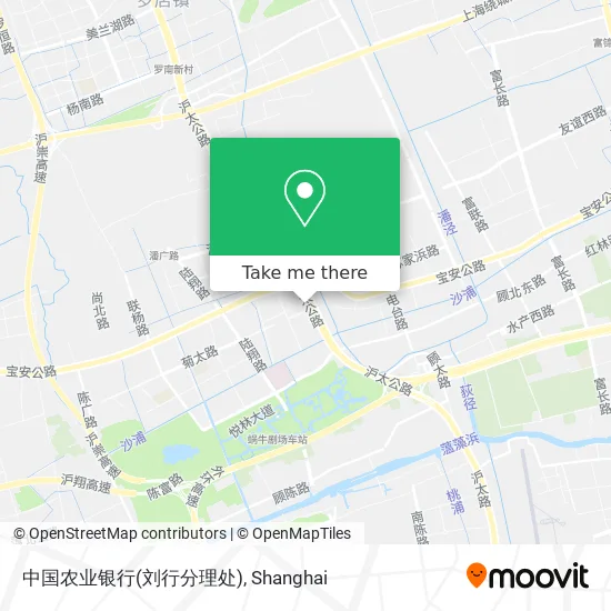 中国农业银行(刘行分理处) map