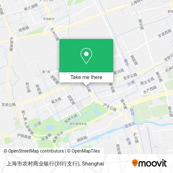 上海市农村商业银行(刘行支行) map