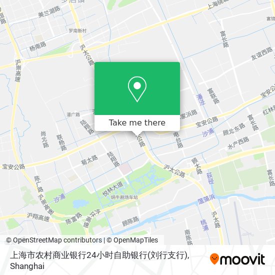 上海市农村商业银行24小时自助银行(刘行支行) map