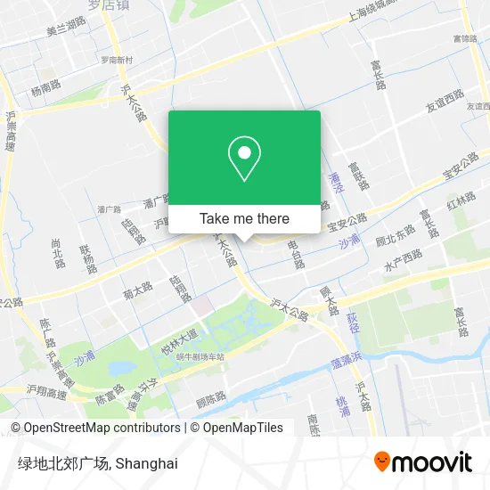 绿地北郊广场 map
