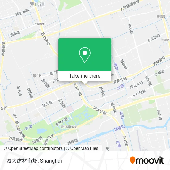 城大建材市场 map