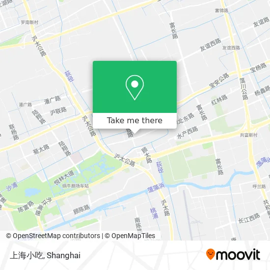 上海小吃 map