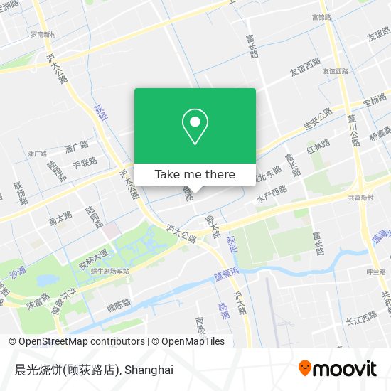 晨光烧饼(顾荻路店) map