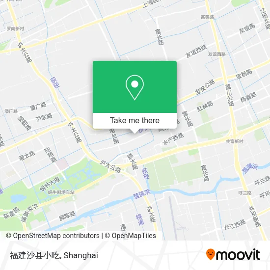 福建沙县小吃 map