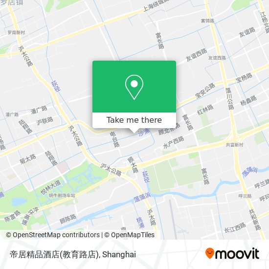 帝居精品酒店(教育路店) map