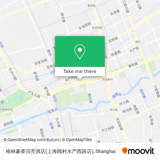 格林豪泰贝壳酒店(上海顾村水产西路店) map