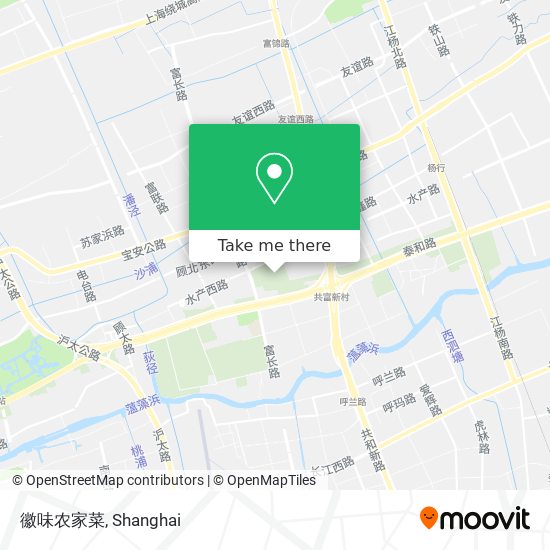 徽味农家菜 map