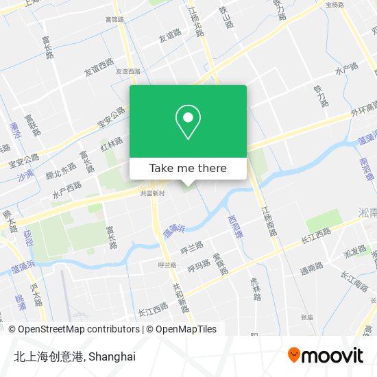 北上海创意港 map