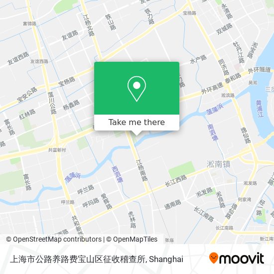 上海市公路养路费宝山区征收稽查所 map