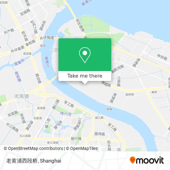 老黄浦西段桥 map