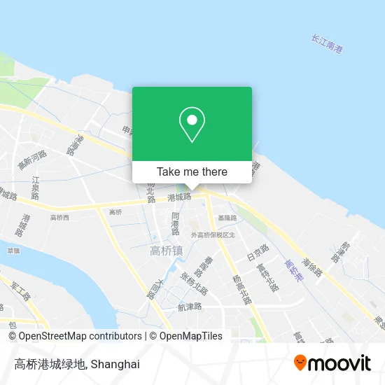 高桥港城绿地 map
