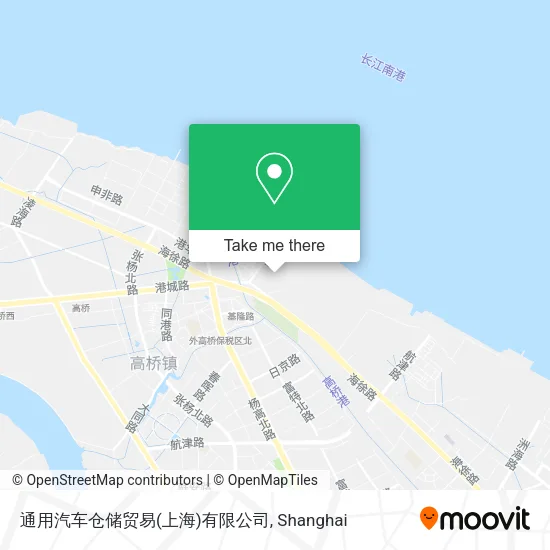 通用汽车仓储贸易(上海)有限公司 map