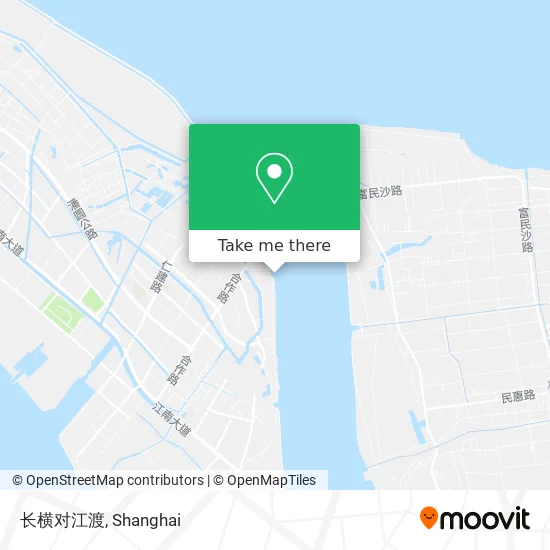 长横对江渡 map