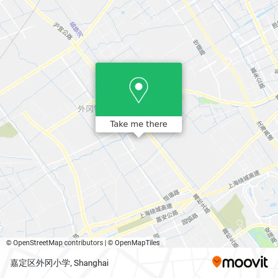 嘉定区外冈小学 map