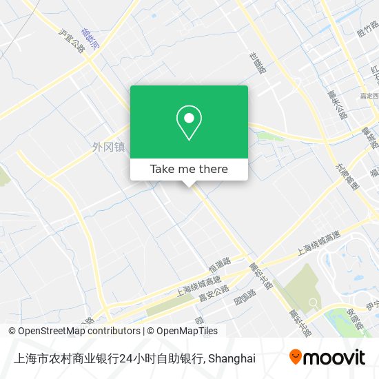 上海市农村商业银行24小时自助银行 map