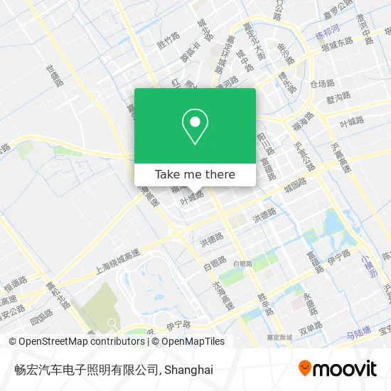 畅宏汽车电子照明有限公司 map