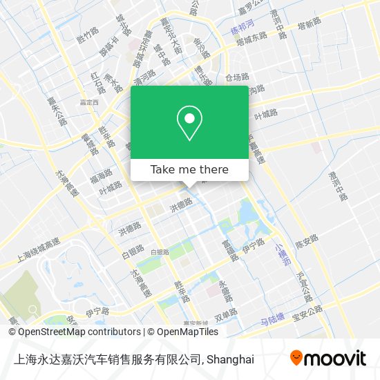上海永达嘉沃汽车销售服务有限公司 map