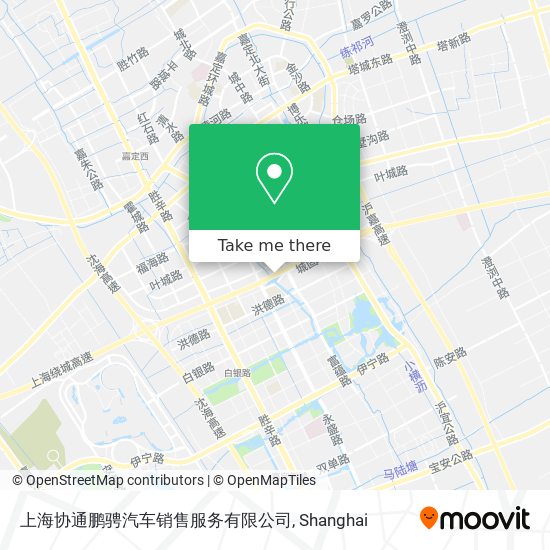 上海协通鹏骋汽车销售服务有限公司 map