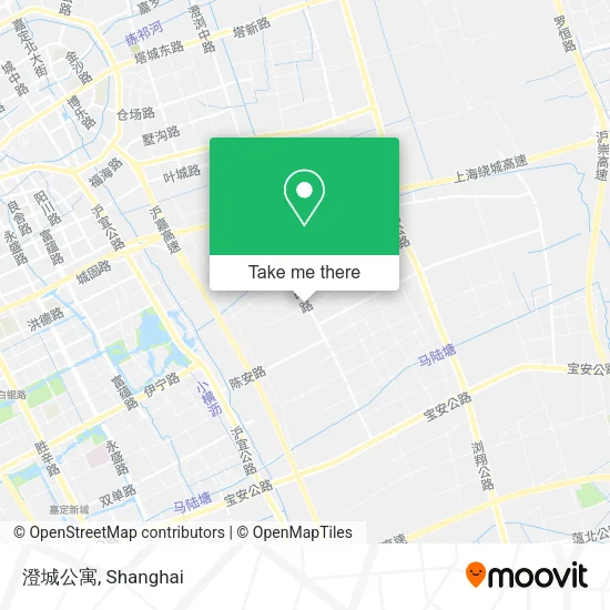 澄城公寓 map