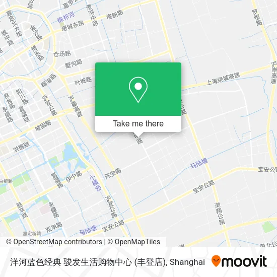 洋河蓝色经典  骏发生活购物中心 (丰登店) map