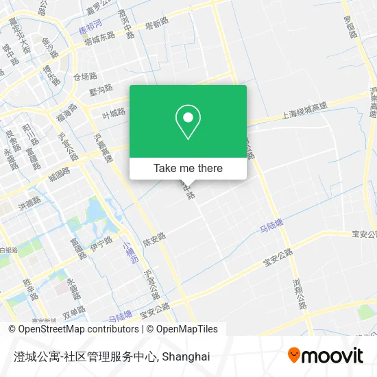澄城公寓-社区管理服务中心 map