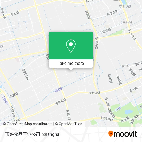 顶盛食品工业公司 map