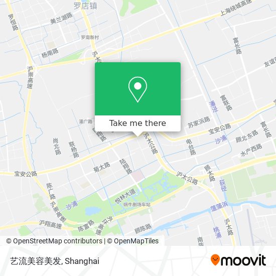 艺流美容美发 map