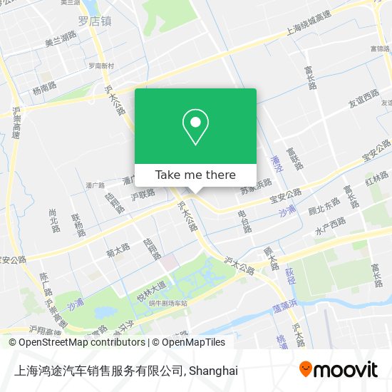上海鸿途汽车销售服务有限公司 map