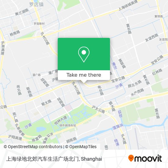 上海绿地北郊汽车生活广场北门 map