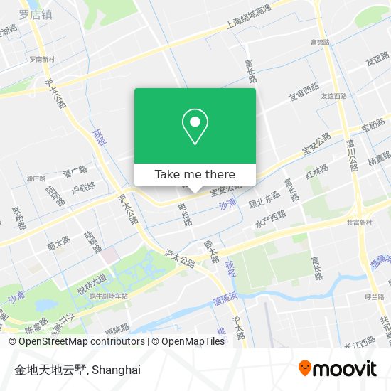金地天地云墅 map