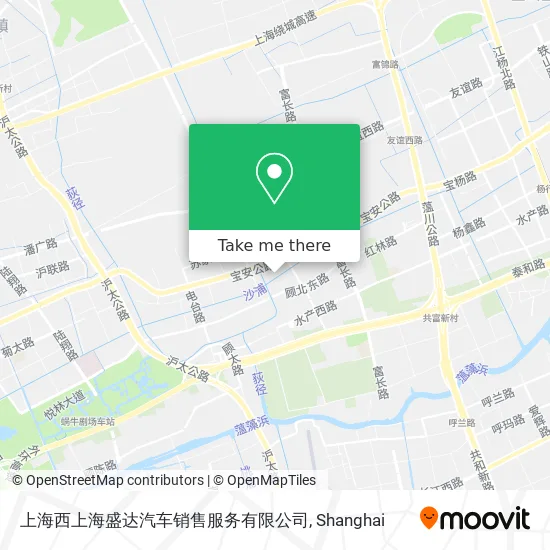 上海西上海盛达汽车销售服务有限公司 map