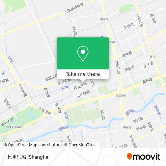 上坤乐城 map