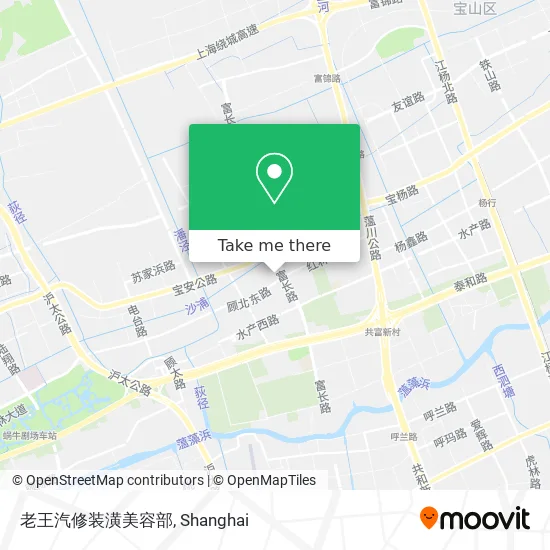 老王汽修装潢美容部 map