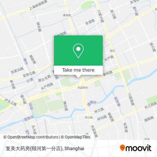 复美大药房(颐河第一分店) map