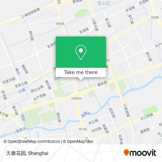天馨花园 map