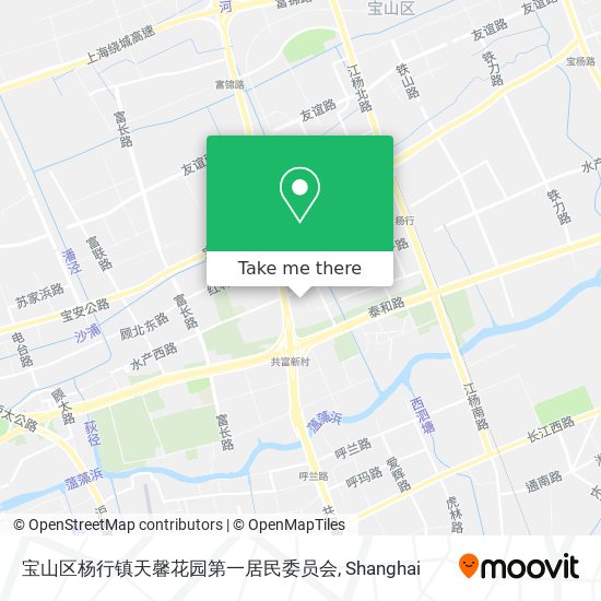 宝山区杨行镇天馨花园第一居民委员会 map