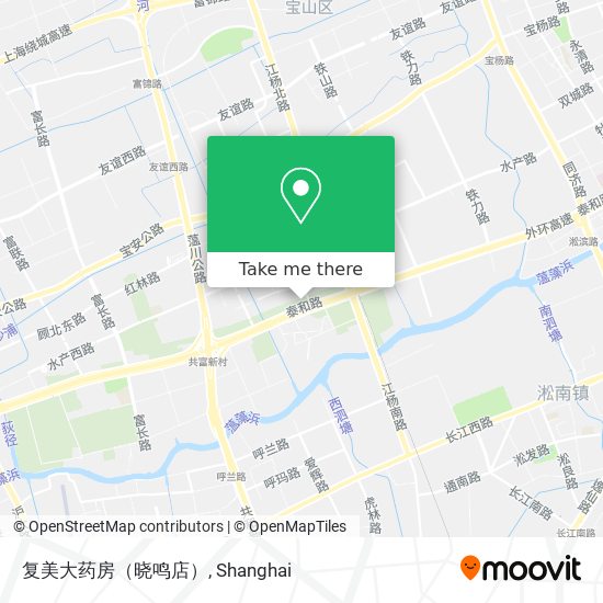 复美大药房（晓鸣店） map