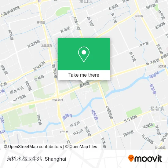 康桥水都卫生站 map