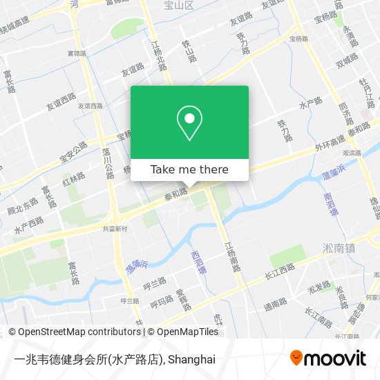 一兆韦德健身会所(水产路店) map
