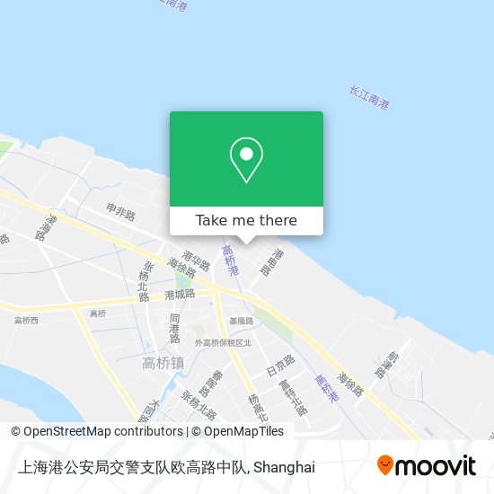 上海港公安局交警支队欧高路中队 map