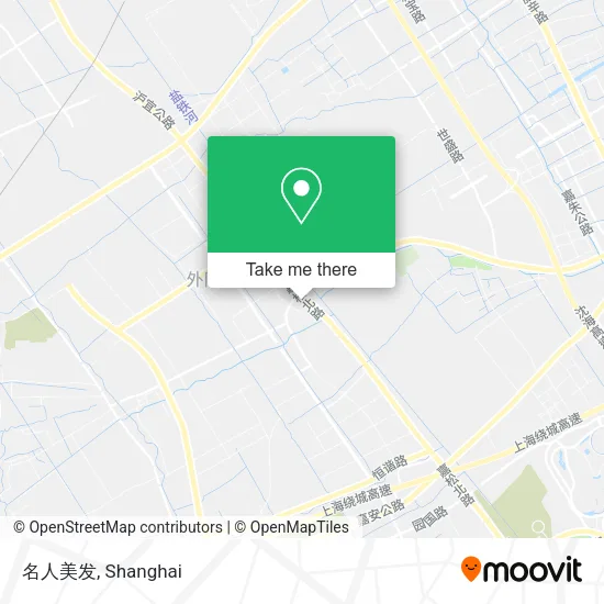 名人美发 map
