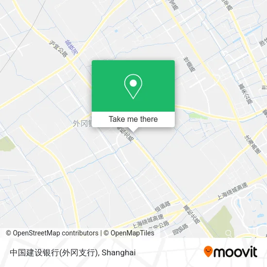 中国建设银行(外冈支行) map