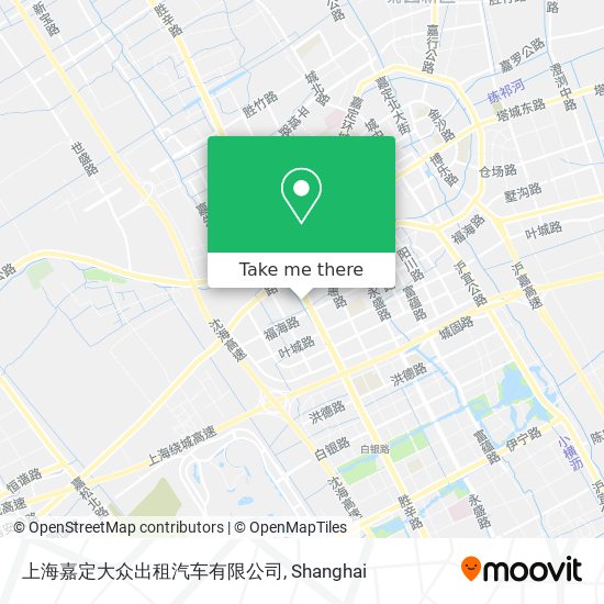 上海嘉定大众出租汽车有限公司 map