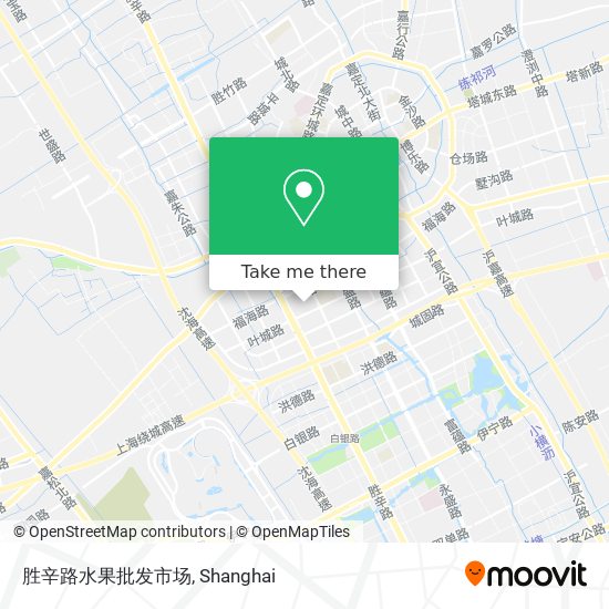 胜辛路水果批发市场 map