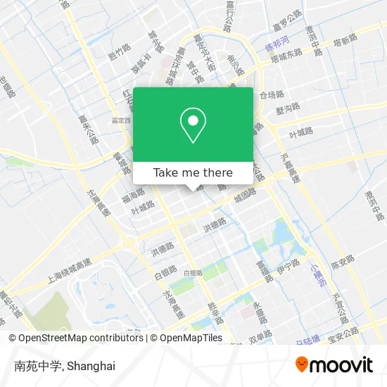 南苑中学 map