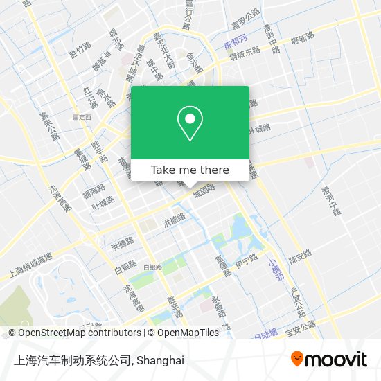 上海汽车制动系统公司 map