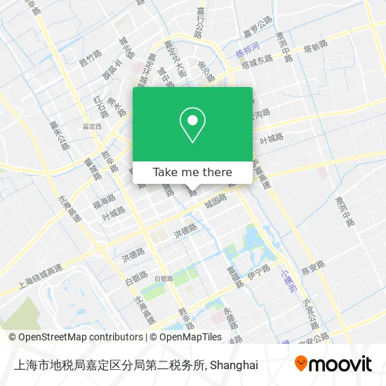 上海市地税局嘉定区分局第二税务所 map